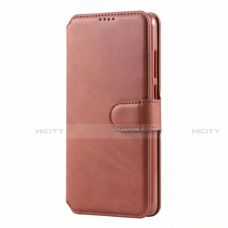 Handytasche Stand Schutzhülle Leder Hülle T03 für Huawei P30 Lite New Edition Orange Plus