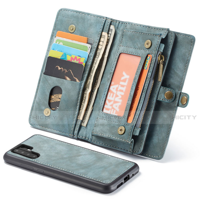 Handytasche Stand Schutzhülle Leder Hülle T03 für Huawei P30 Pro New Edition Grün