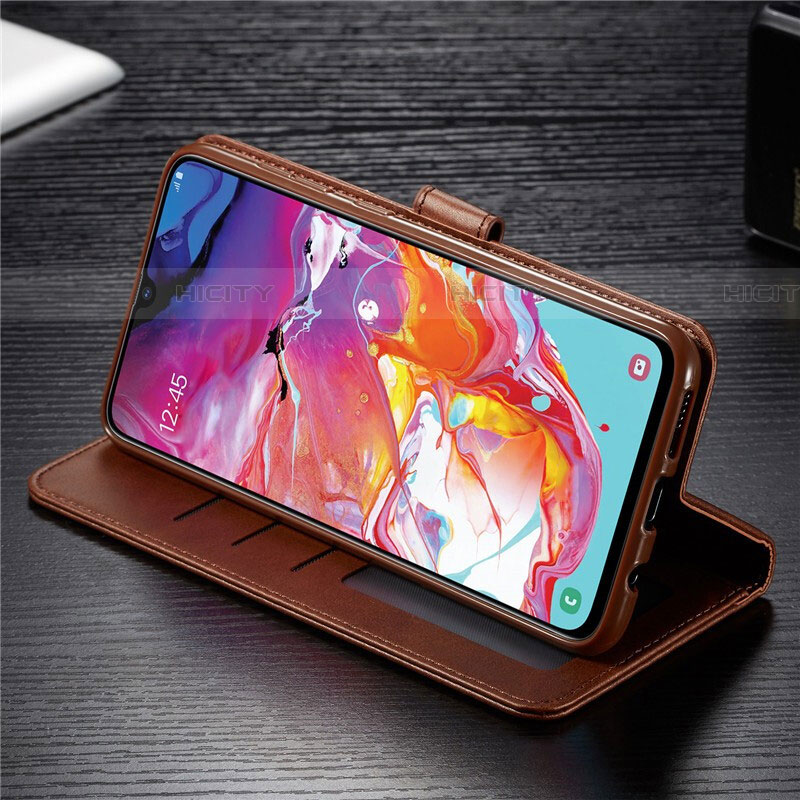 Handytasche Stand Schutzhülle Leder Hülle T03 für Samsung Galaxy A90 4G