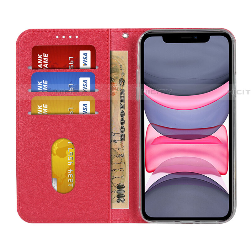 Handytasche Stand Schutzhülle Leder Hülle T04 für Apple iPhone 11 groß