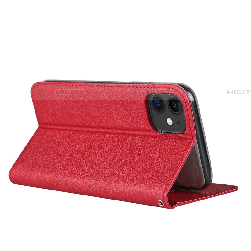 Handytasche Stand Schutzhülle Leder Hülle T04 für Apple iPhone 11 groß