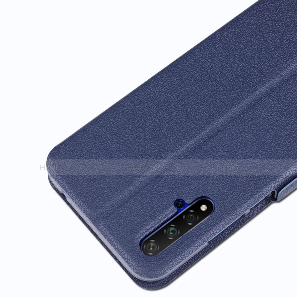 Handytasche Stand Schutzhülle Leder Hülle T04 für Huawei Honor 20 groß