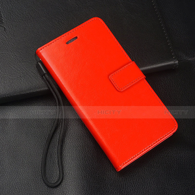 Handytasche Stand Schutzhülle Leder Hülle T04 für Huawei P30 Lite XL Rot