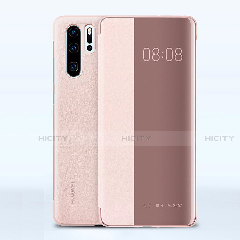 Handytasche Stand Schutzhülle Leder Hülle T04 für Huawei P30 Pro New Edition groß