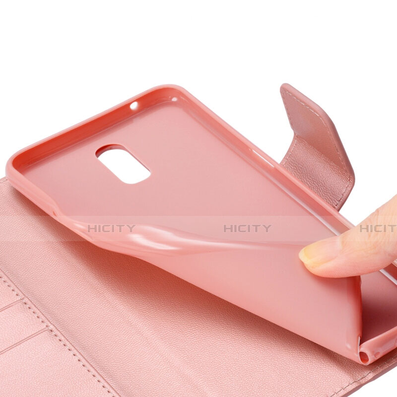 Handytasche Stand Schutzhülle Leder Hülle T04 für Oppo R17 Pro groß