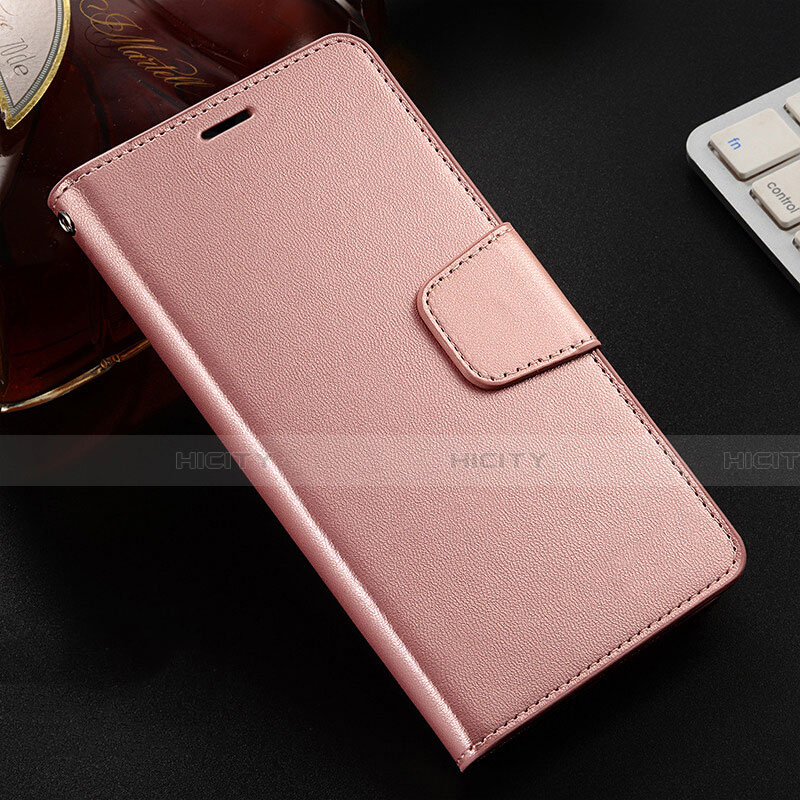 Handytasche Stand Schutzhülle Leder Hülle T04 für Oppo R17 Pro Rosegold