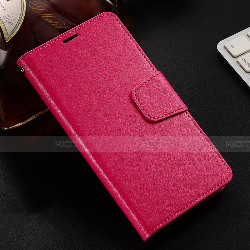 Handytasche Stand Schutzhülle Leder Hülle T04 für Oppo R17 Pro Rot