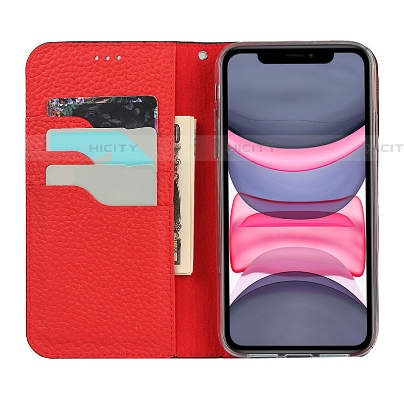 Handytasche Stand Schutzhülle Leder Hülle T05 für Apple iPhone 11 groß