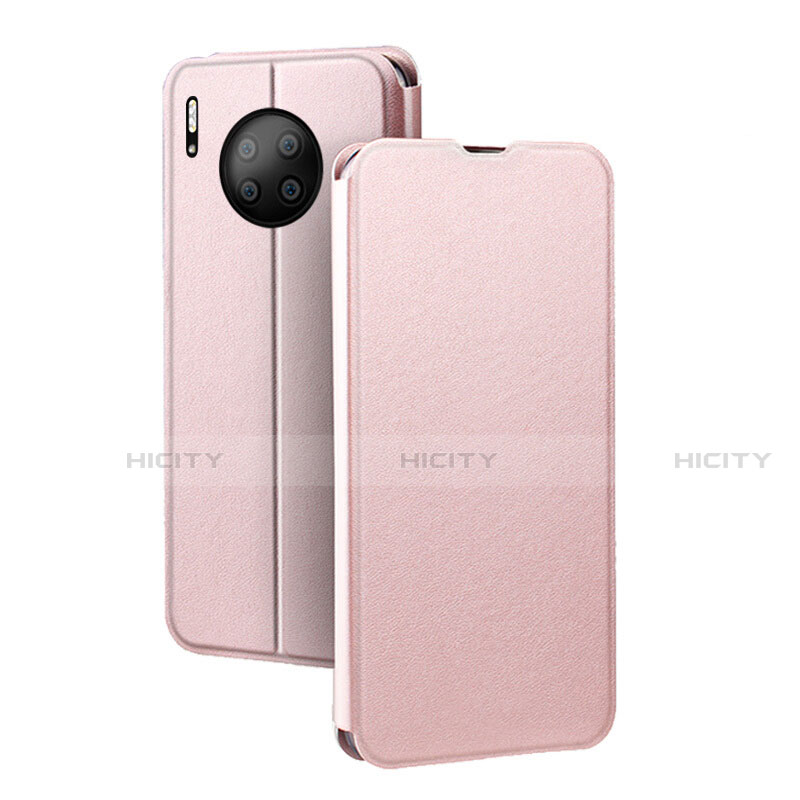 Handytasche Stand Schutzhülle Leder Hülle T05 für Huawei Mate 30 Pro 5G Rosegold