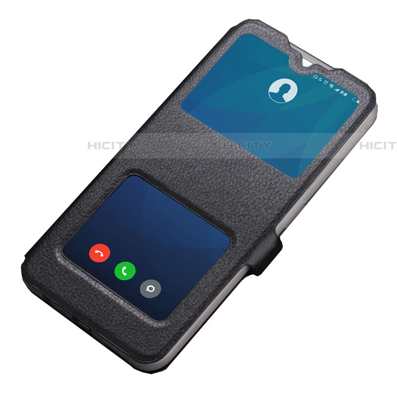 Handytasche Stand Schutzhülle Leder Hülle T05 für Oppo RX17 Pro Schwarz