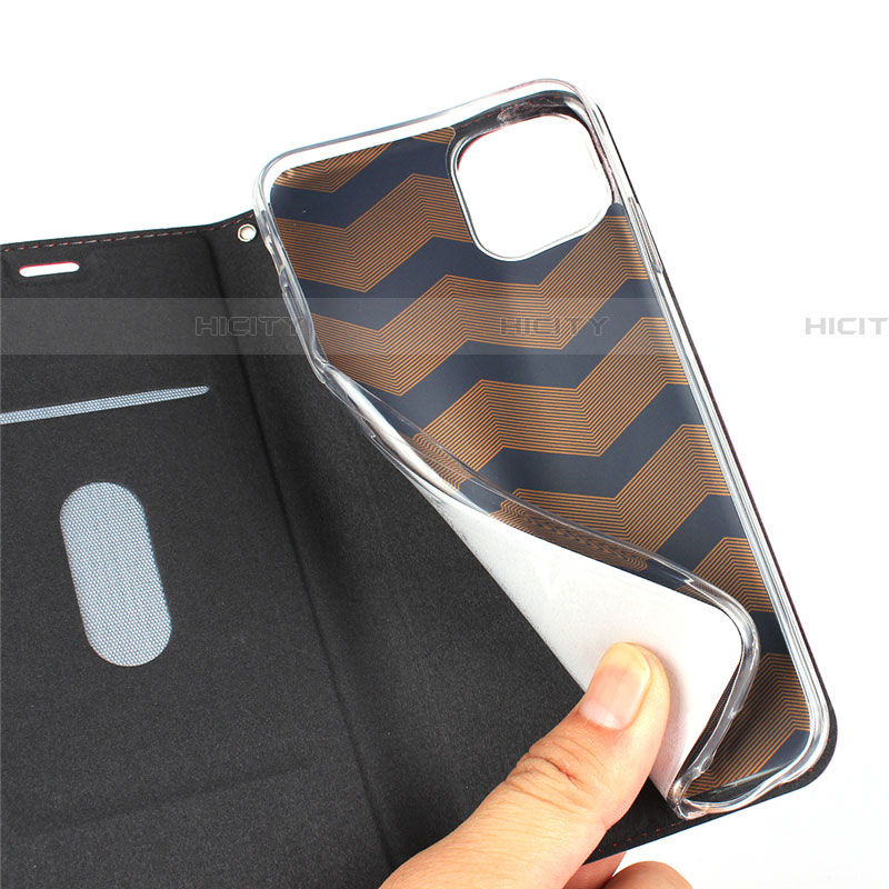 Handytasche Stand Schutzhülle Leder Hülle T06 für Apple iPhone 11 groß