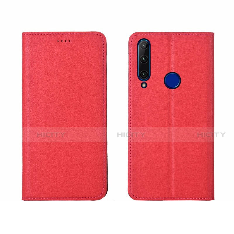 Handytasche Stand Schutzhülle Leder Hülle T06 für Huawei Honor 20 Lite Rot