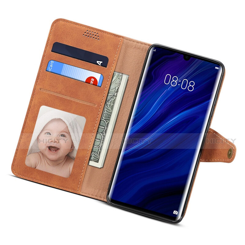 Handytasche Stand Schutzhülle Leder Hülle T06 für Huawei P30