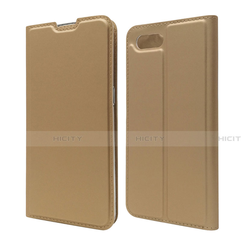 Handytasche Stand Schutzhülle Leder Hülle T06 für Oppo K1 Gold