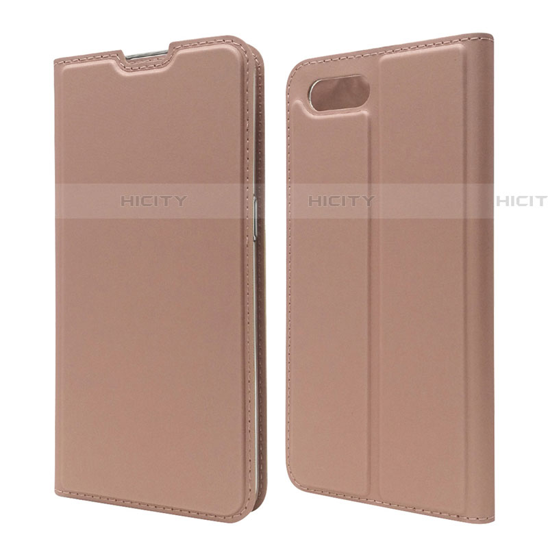 Handytasche Stand Schutzhülle Leder Hülle T06 für Oppo RX17 Neo Rosegold Plus