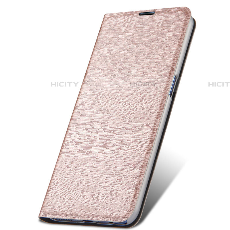 Handytasche Stand Schutzhülle Leder Hülle T06 für Oppo RX17 Pro Rosegold