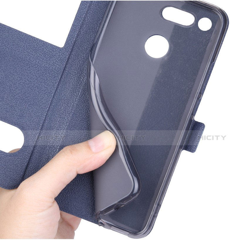 Handytasche Stand Schutzhülle Leder Hülle T07 für Huawei Honor V20