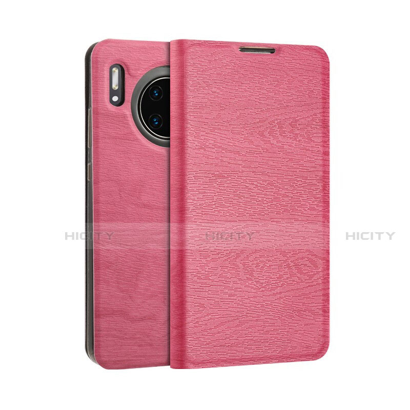 Handytasche Stand Schutzhülle Leder Hülle T07 für Huawei Mate 30 5G Rosa