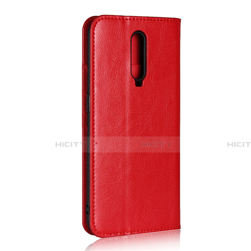 Handytasche Stand Schutzhülle Leder Hülle T07 für Oppo R17 Pro Rot