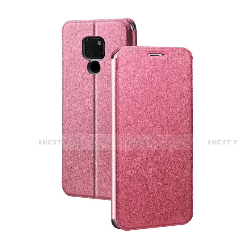 Handytasche Stand Schutzhülle Leder Hülle T08 für Huawei Mate 20 Rosa