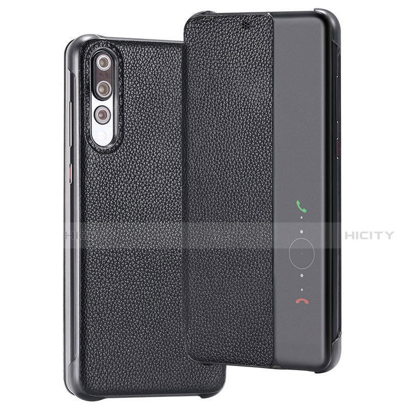 Handytasche Stand Schutzhülle Leder Hülle T08 für Huawei P20 Pro