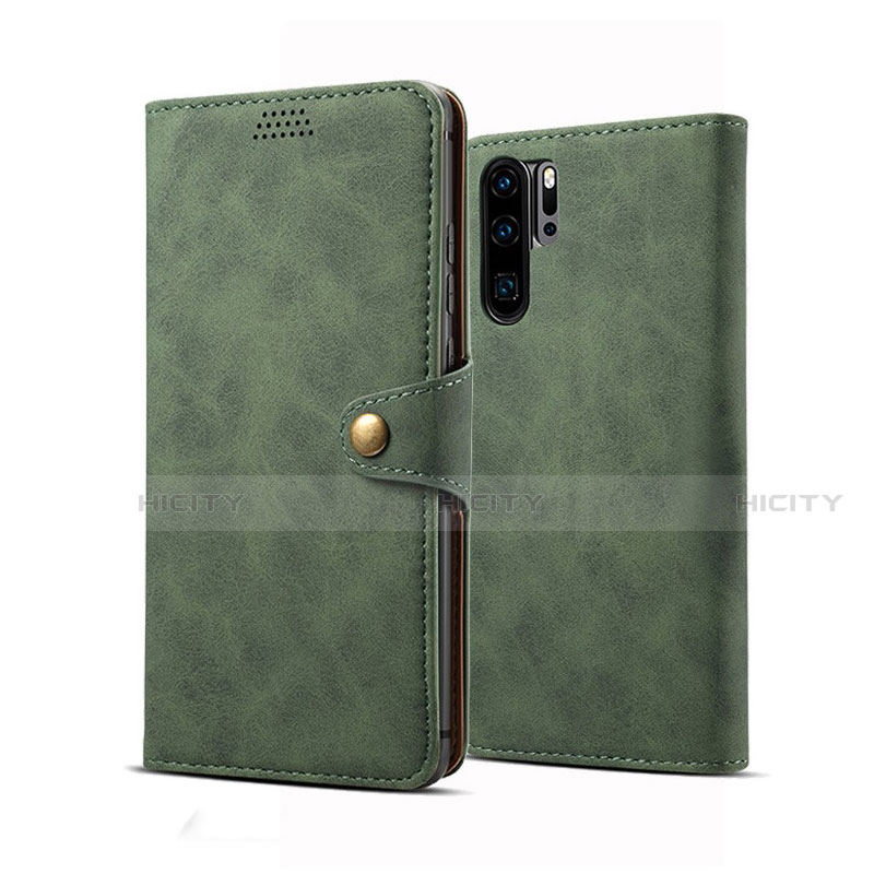 Handytasche Stand Schutzhülle Leder Hülle T09 für Huawei P30 Pro New Edition groß