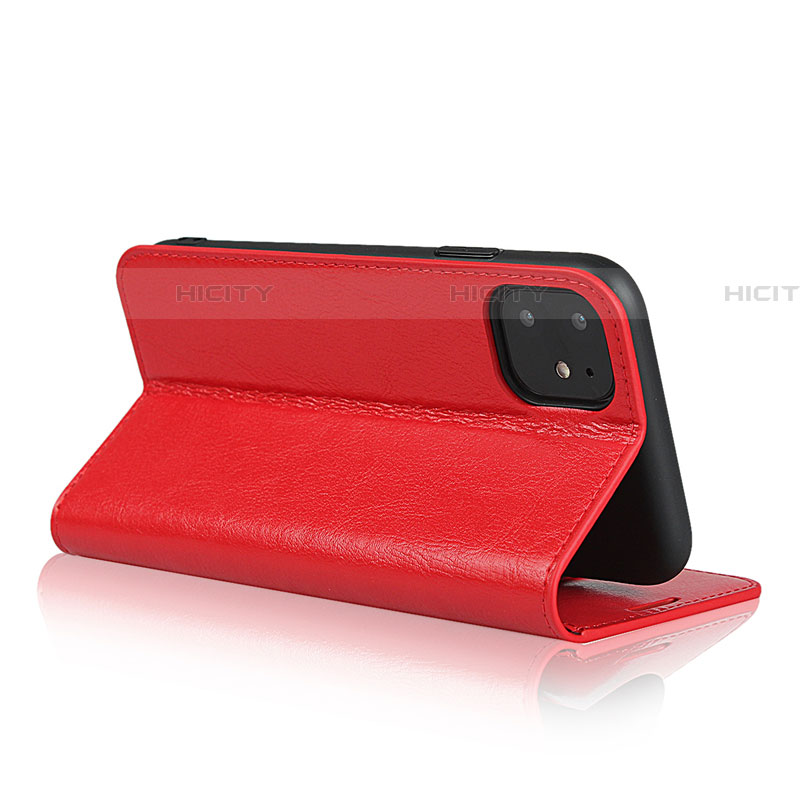 Handytasche Stand Schutzhülle Leder Hülle T10 für Apple iPhone 11 groß