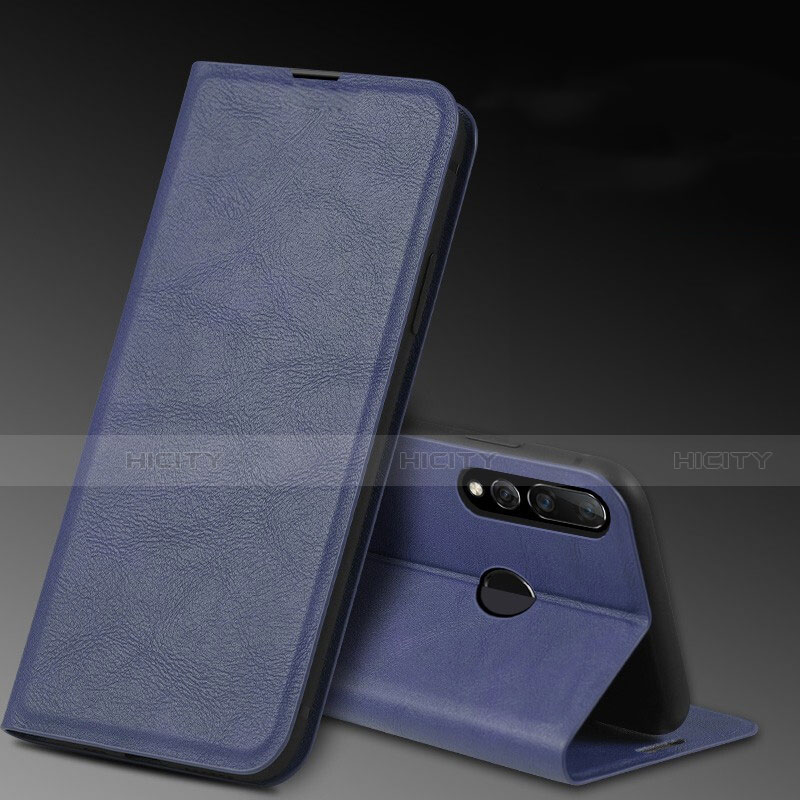 Handytasche Stand Schutzhülle Leder Hülle T11 für Huawei Honor 10i Blau Plus