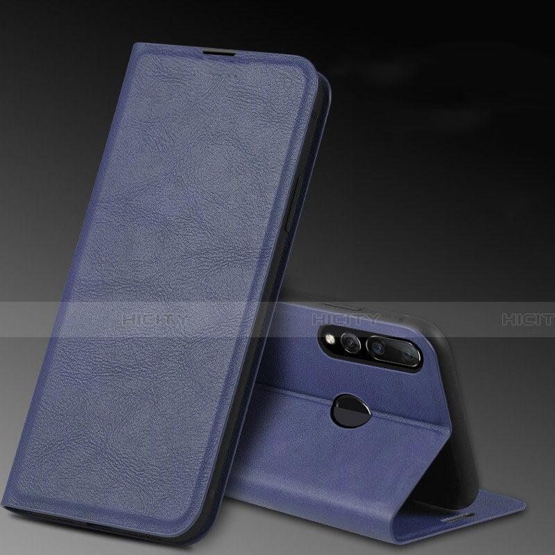 Handytasche Stand Schutzhülle Leder Hülle T11 für Huawei Honor 20E Blau