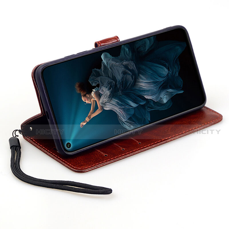 Handytasche Stand Schutzhülle Leder Hülle T11 für Huawei Honor View 20 groß