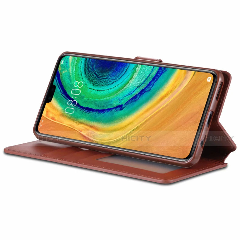 Handytasche Stand Schutzhülle Leder Hülle T11 für Huawei Mate 30 5G groß