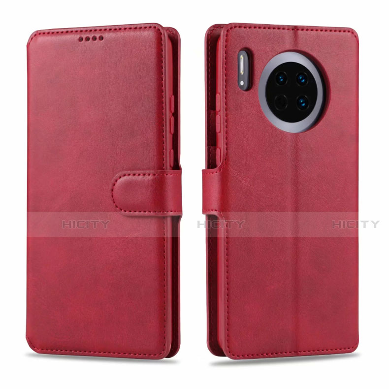 Handytasche Stand Schutzhülle Leder Hülle T11 für Huawei Mate 30 5G Rot