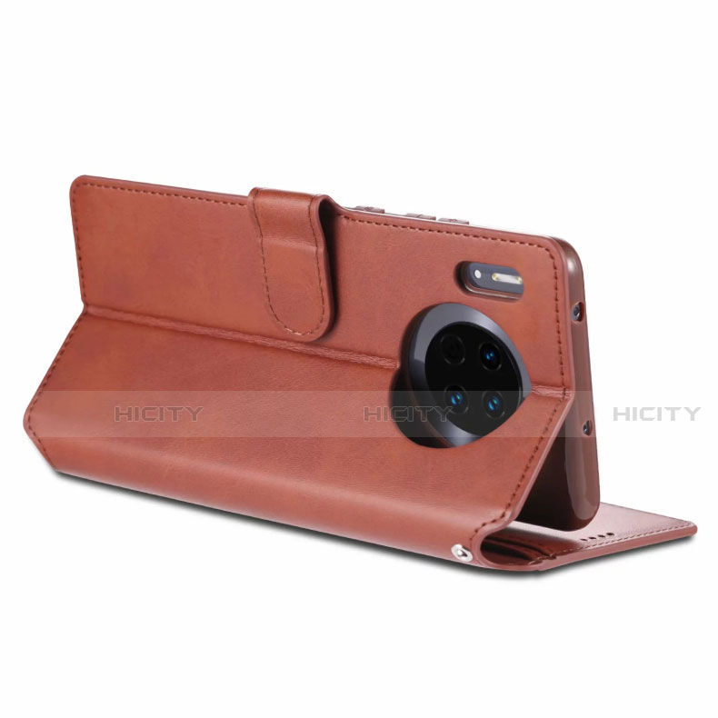 Handytasche Stand Schutzhülle Leder Hülle T11 für Huawei Mate 30 groß