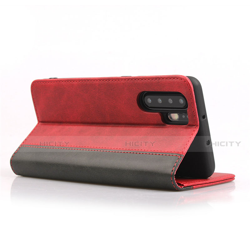 Handytasche Stand Schutzhülle Leder Hülle T11 für Huawei P30 Pro New Edition groß