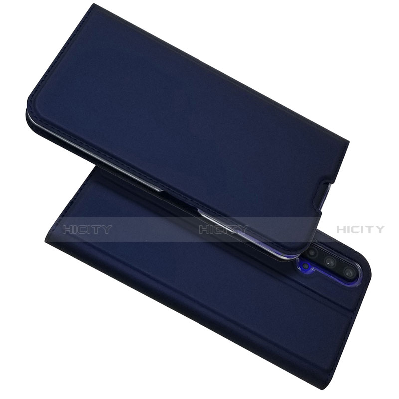 Handytasche Stand Schutzhülle Leder Hülle T12 für Huawei Honor 20 Blau Plus