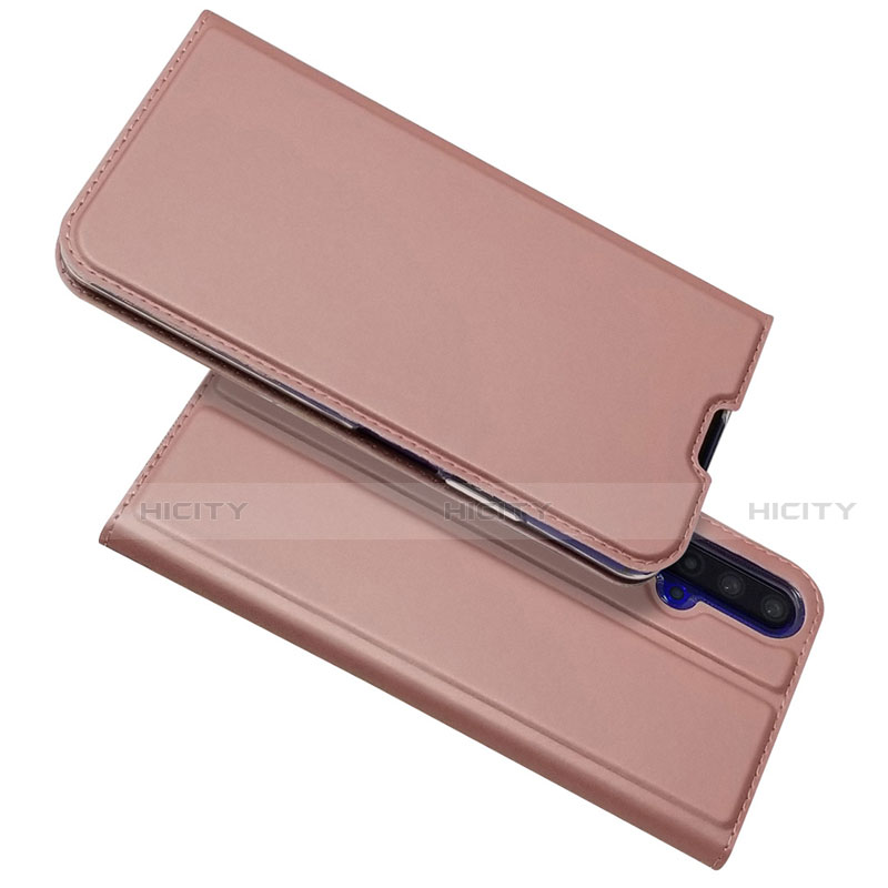 Handytasche Stand Schutzhülle Leder Hülle T12 für Huawei Honor 20 Rosa