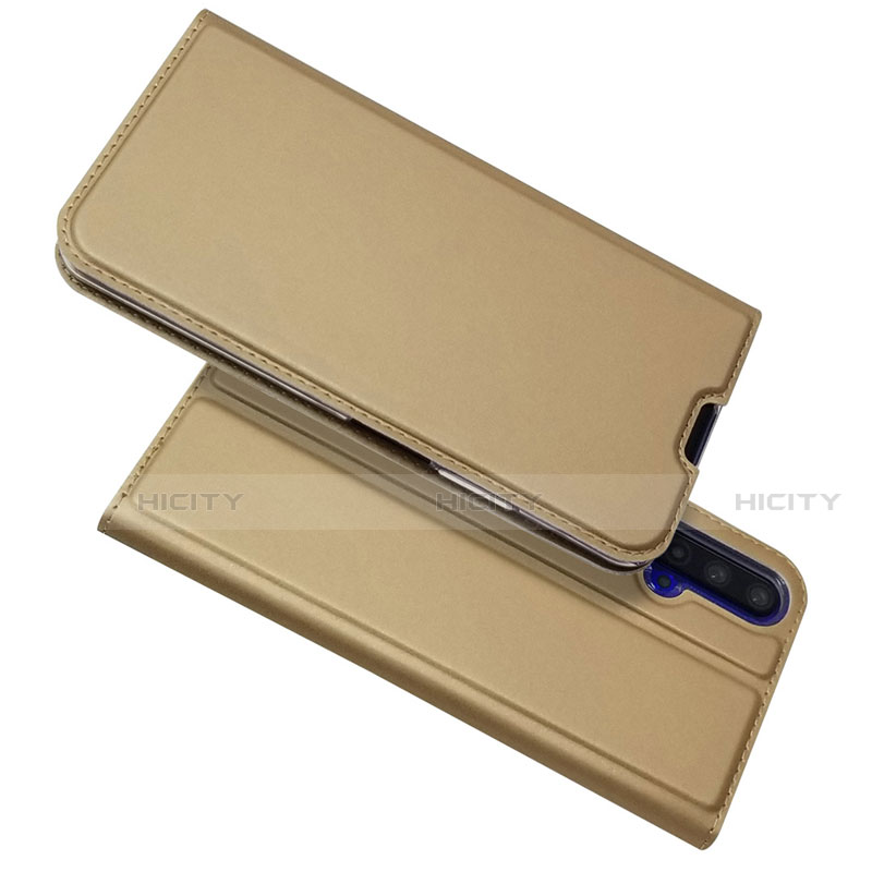 Handytasche Stand Schutzhülle Leder Hülle T12 für Huawei Honor 20S Gold