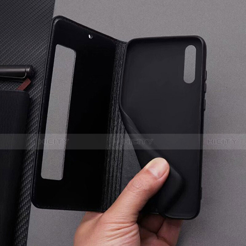 Handytasche Stand Schutzhülle Leder Hülle T12 für Huawei P20 Pro