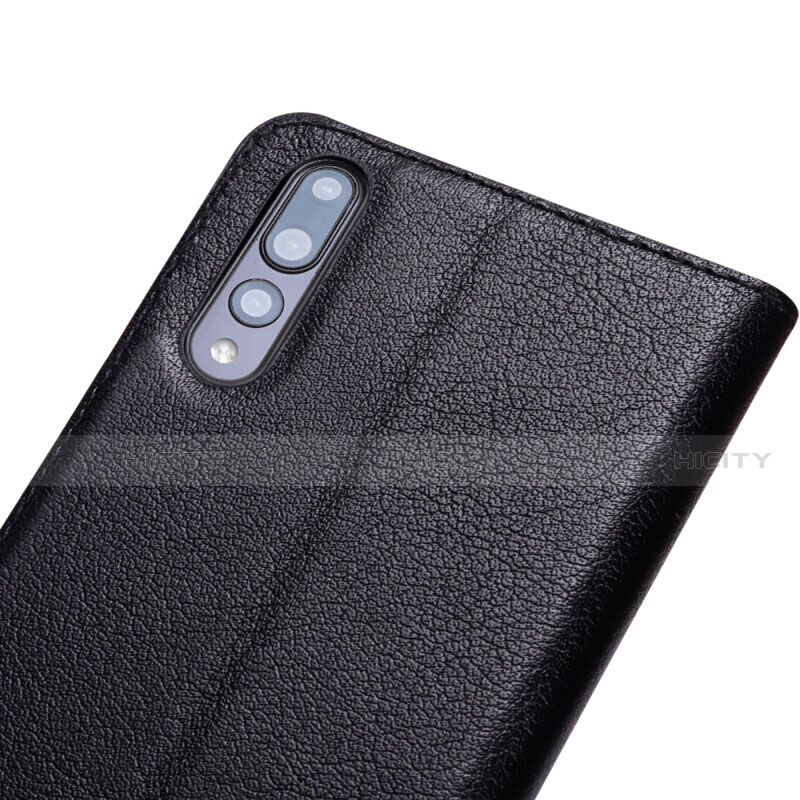 Handytasche Stand Schutzhülle Leder Hülle T12 für Huawei P20 Pro