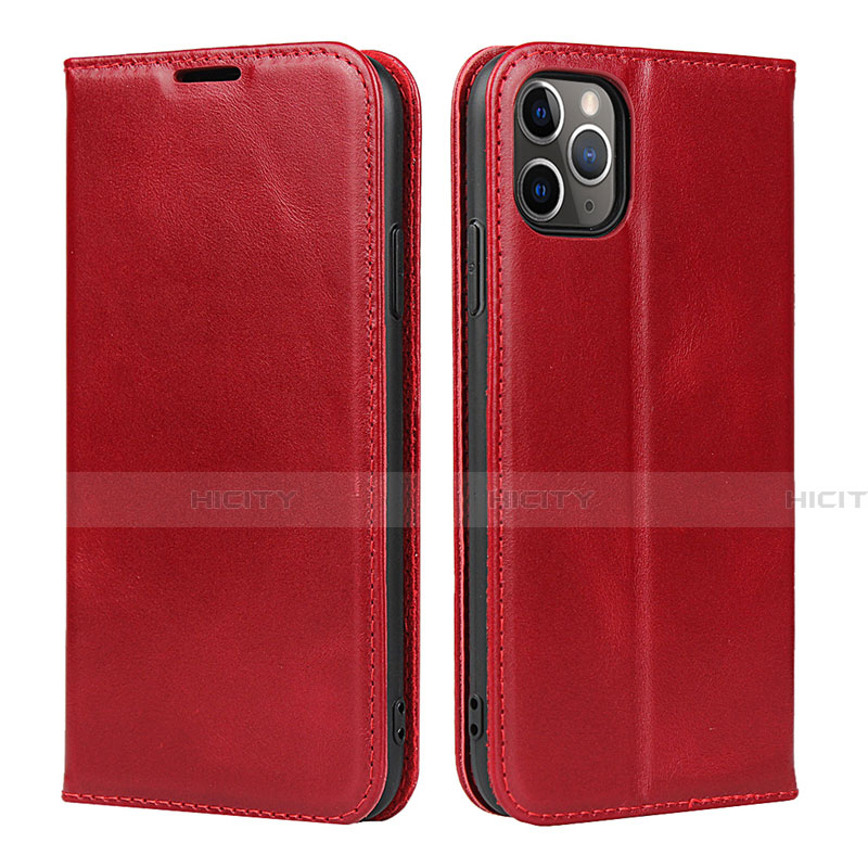 Handytasche Stand Schutzhülle Leder Hülle T15 für Apple iPhone 11 Pro Rot