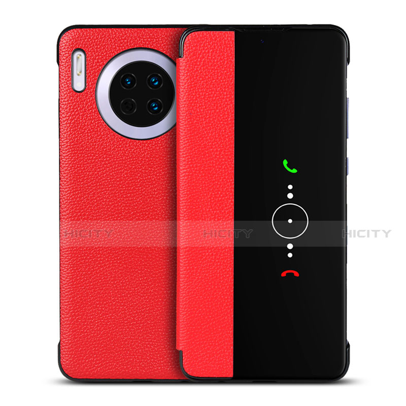 Handytasche Stand Schutzhülle Leder Hülle T16 für Huawei Mate 30 Pro Rot