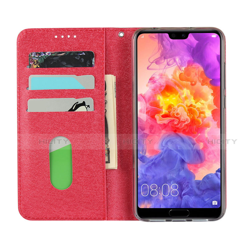 Handytasche Stand Schutzhülle Leder Hülle T16 für Huawei P20 Pro