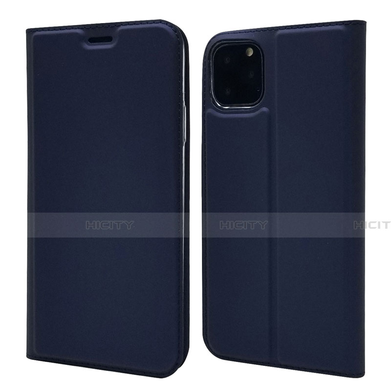 Handytasche Stand Schutzhülle Leder Hülle T17 für Apple iPhone 11 Pro Blau