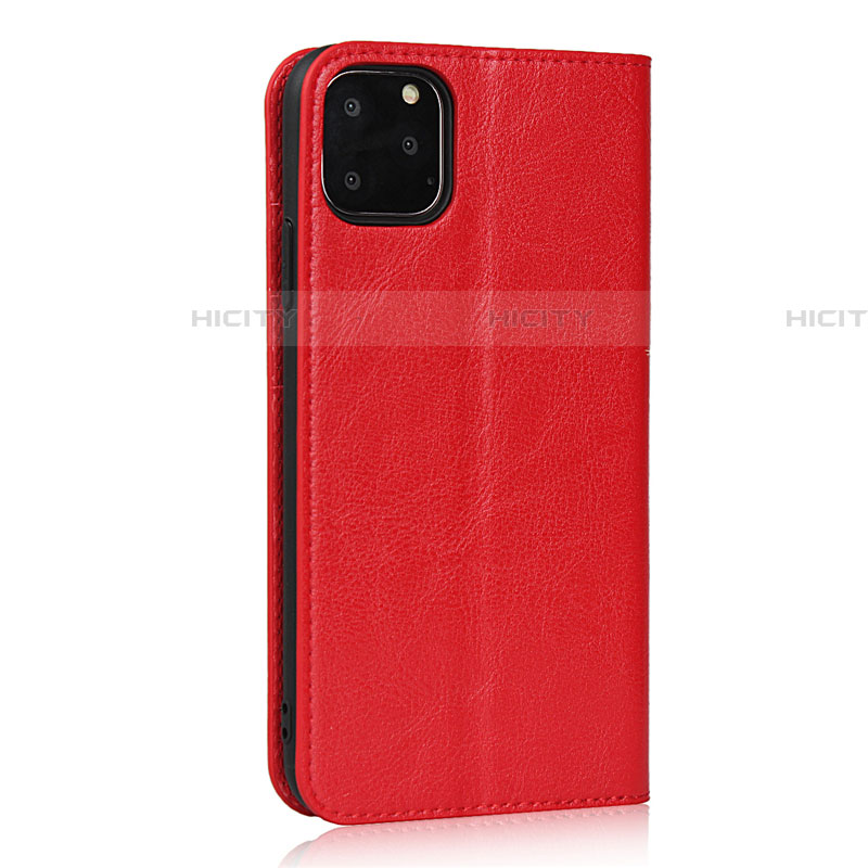 Handytasche Stand Schutzhülle Leder Hülle T18 für Apple iPhone 11 Pro Max Rot Plus