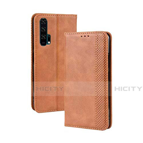 Handytasche Stand Schutzhülle Leder Hülle T18 für Huawei Honor 20 Pro Orange Plus