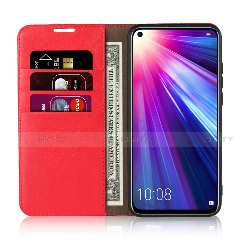 Handytasche Stand Schutzhülle Leder Hülle T19 für Huawei Honor V20