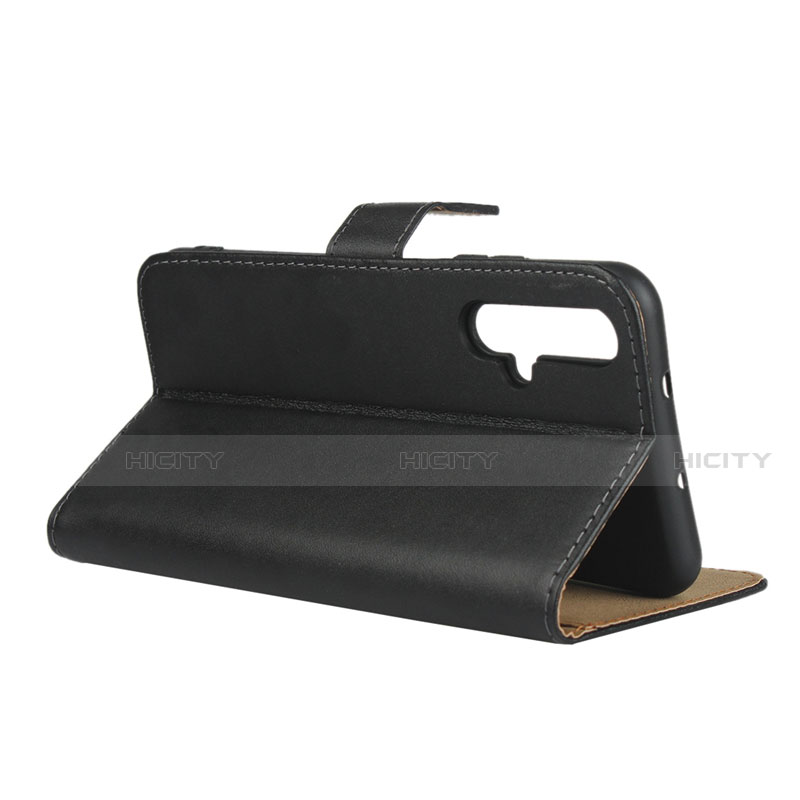 Handytasche Stand Schutzhülle Leder K01 für Huawei Honor 20S Schwarz