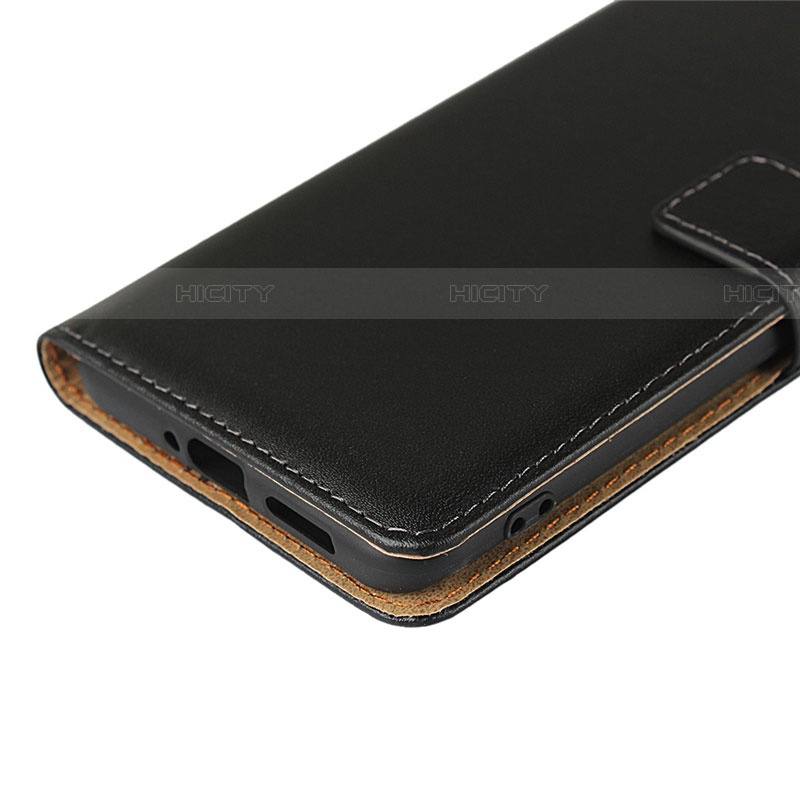 Handytasche Stand Schutzhülle Leder K01 für OnePlus 7T Schwarz