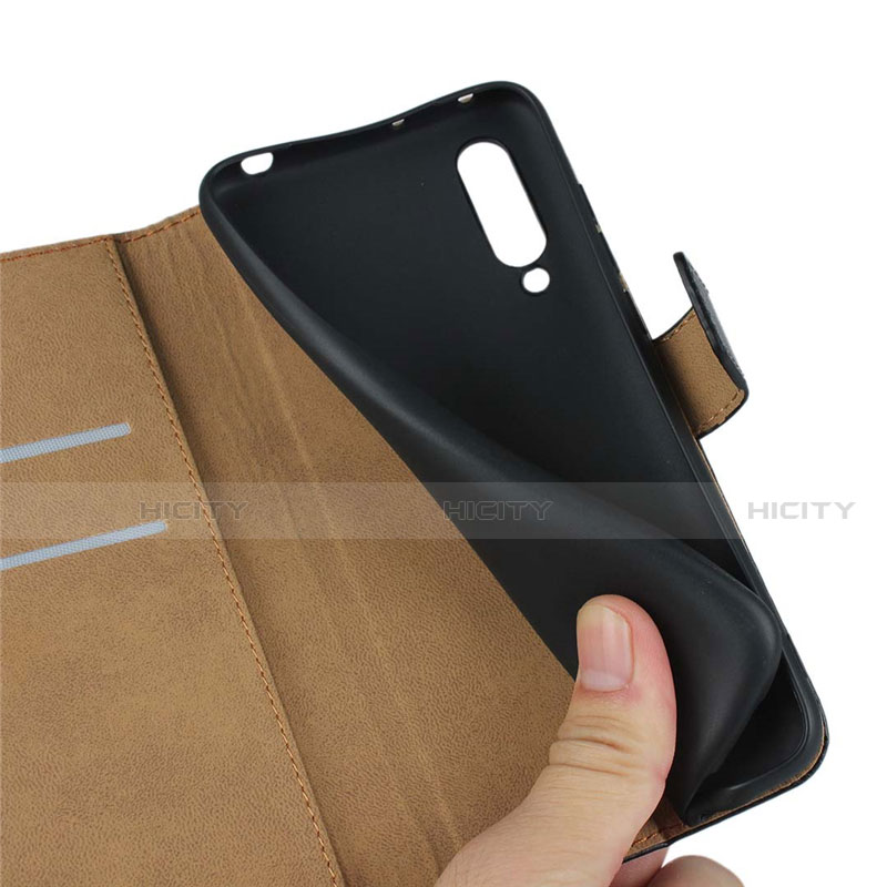 Handytasche Stand Schutzhülle Leder K01 für Xiaomi Mi A3 Schwarz