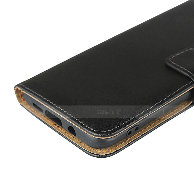 Handytasche Stand Schutzhülle Leder K01 für Xiaomi Mi Note 10 Schwarz